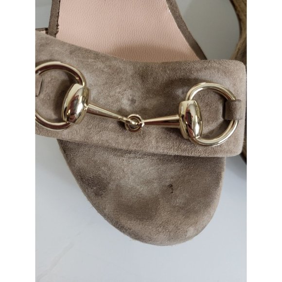 Gucci Espadrille Wedge Sandals Sz 36.5 (Read Description) - Picture 7 of 12